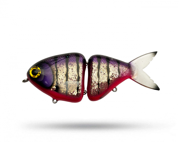 JW Lures Preyfish 6'' - Purple Coward Tiger i gruppen Fiskedrag / Swimbaits hos Örebro Fiske & Outdoor AB (PF6-Purple Coward)